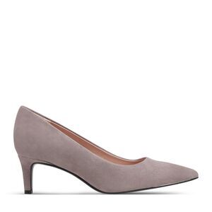 Rockport Cindy Total Motion grey suede pointed toe pumps new without box
